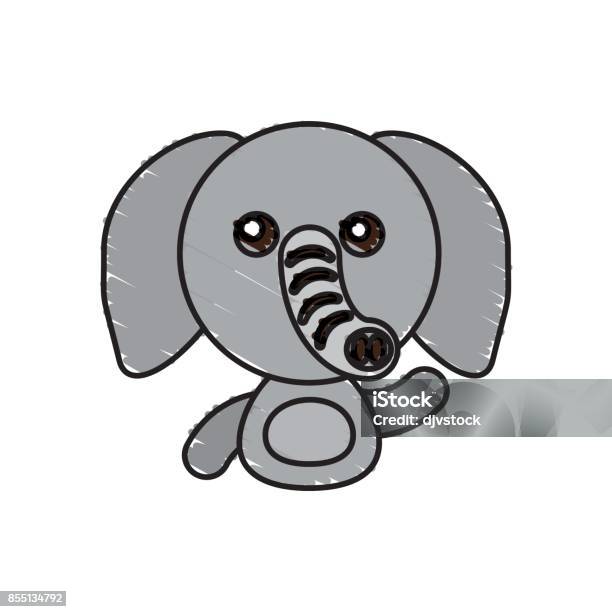Ilustración de Dibujar A Comic Animales Elefante y más Vectores Libres de  Derechos de Alegre - Alegre, Amistad, Animal - iStock