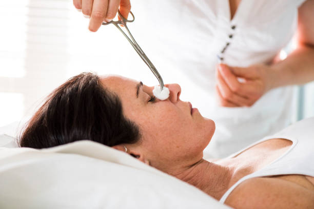 istock Woman having acupuncture treatment 855141354