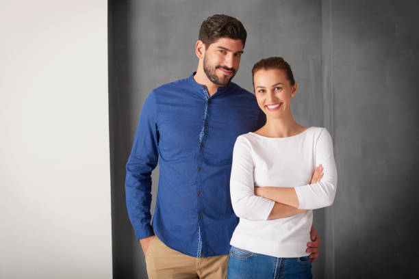 istock Young couple portrait 855141872