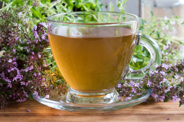 istock A cup of Breckland thyme (thymus serpyllum) tea 855173184