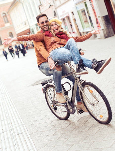 istock Couple having fun outdoors 855175822