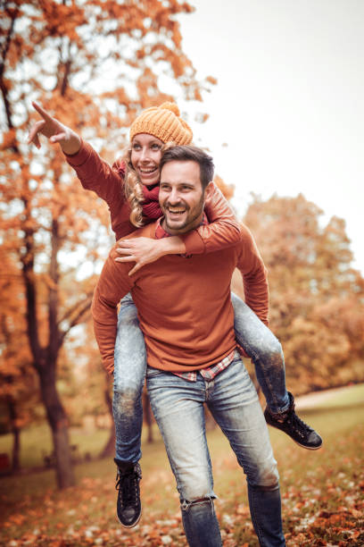 istock Couple having fun outdoors 855175832