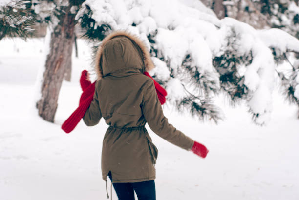 istock Girl enjoying the first snow 855176514