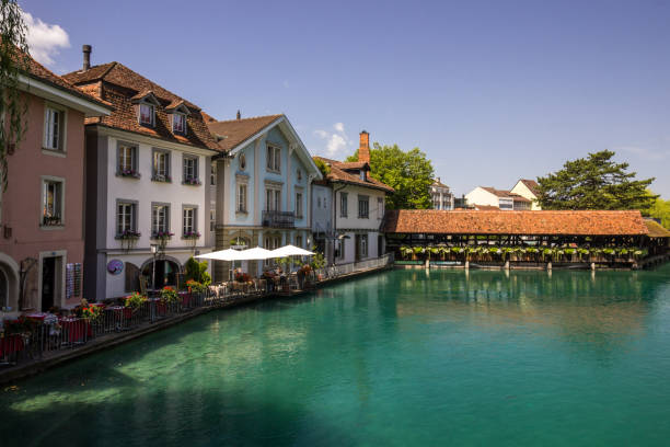 istock Thun by Lake Thuner in Switzerland 855176764