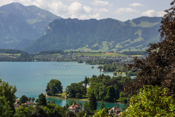 istock Thun by Lake Thuner in Switzerland 855176814