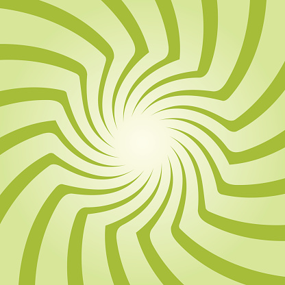 Spiral starburst, sunburst background set. Lines, stripes with twirl, rotating distortion effect.