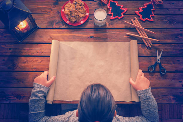 istock Writing to Santa Claus 855186788