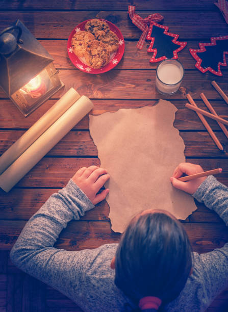 istock Writing to Santa Claus 855187608