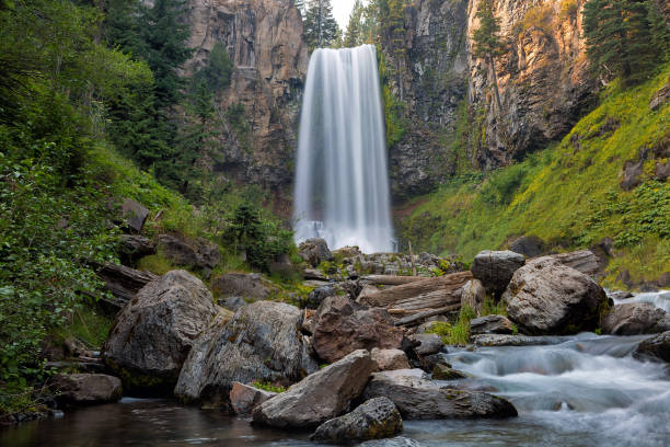 istock Tumalo Falls in Bend Oregon Closeup 855188170