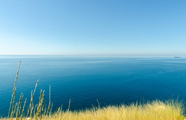 Panoramic beautiful sea summer landscape of Crimea shore