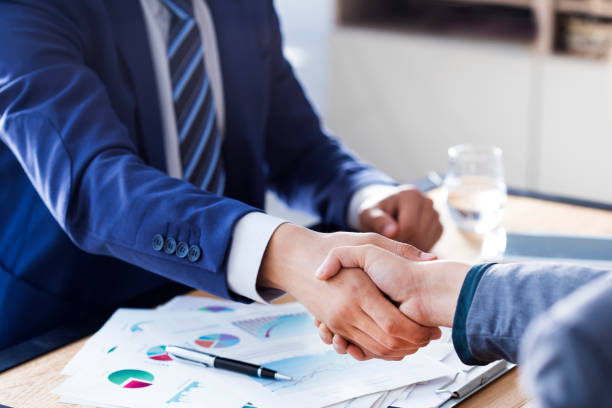 istock Business handshake in the office 855198558