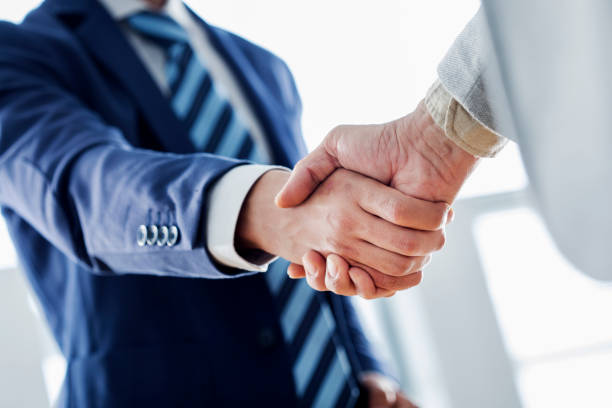 istock Business handshake in the office 855198804