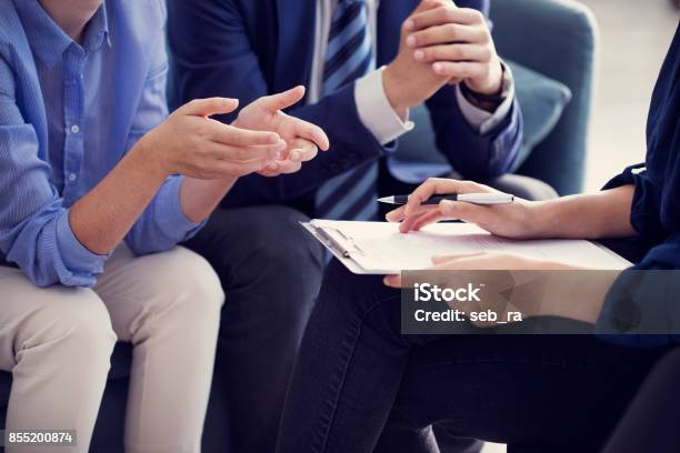 Business People Discussion Advisor Working Concept Stock Photo - Download Image Now - Lawyer, Discussion, Hand