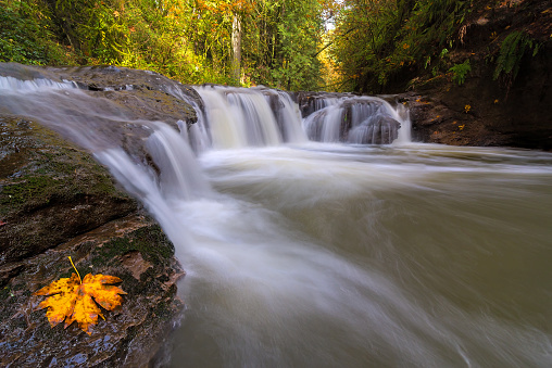 Close up of the bottom of Lady Bath Falls Mount Buffalo National Park