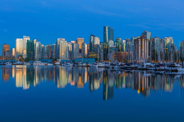 istock Vancouver BC City Skyline at Blue Hour 855211646