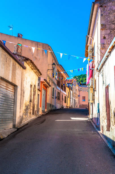 istock Little alley in an old village 855217890