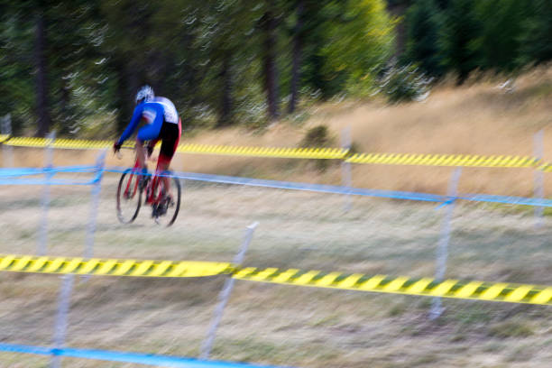 istock A man competes in a cyclo-cross bicycle race. 855227652