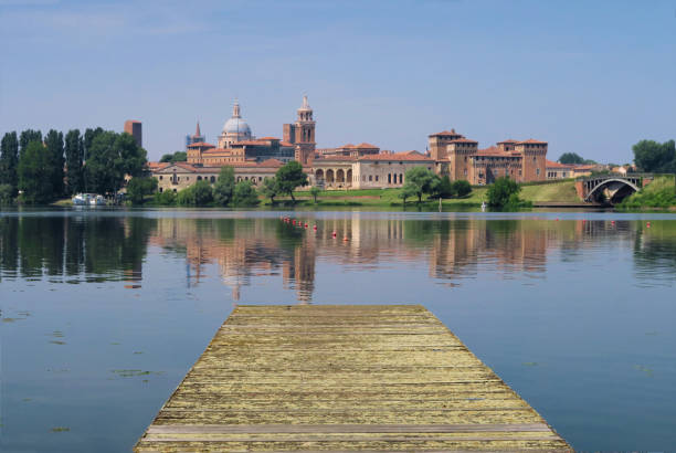 istock Mantua, Italy, From the Pier at the Lake 855249794