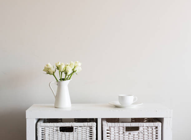 istock Flowers and cup and saucer 855256672