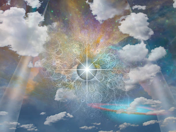 Eye of God Eye of God in the sky. fortune teller photos stock pictures, royalty-free photos & images