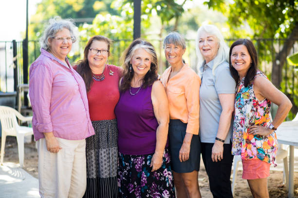 istock Fun Group of Social Senior Women 855280526