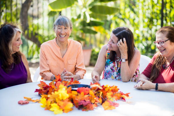 istock Fun Group of Social Senior Women 855280668