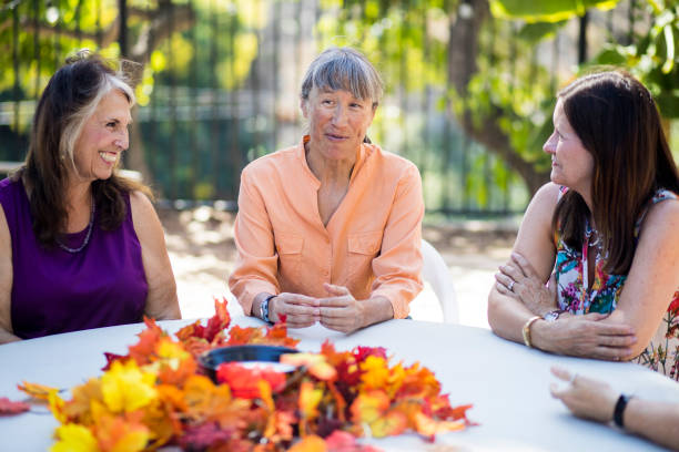 istock Fun Group of Social Senior Women 855280748