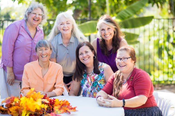 istock Fun Group of Senior Women Laughing 855280792