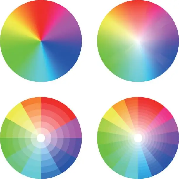 Vector illustration of color Wheel