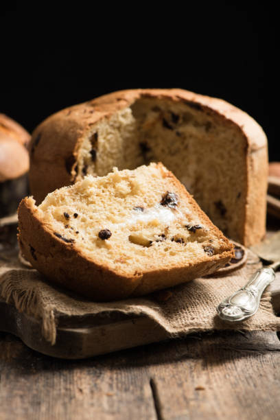 istock Panettone. Italian  christmas cake 855306864
