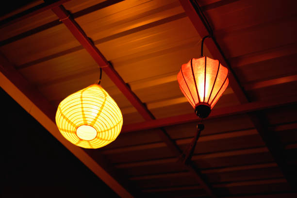 Lamps made from bamboo, Handmade in thailand.