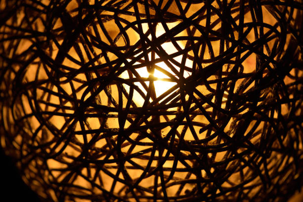 istock Lamps made from bamboo, Handmade in thailand 855314934