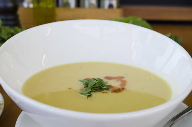 istock lentil soup private dining table and stirring the soup 855318764