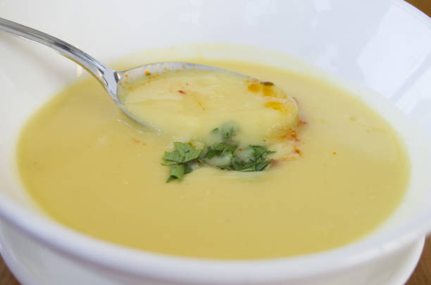istock lentil soup private dining table and stirring the soup 855318798