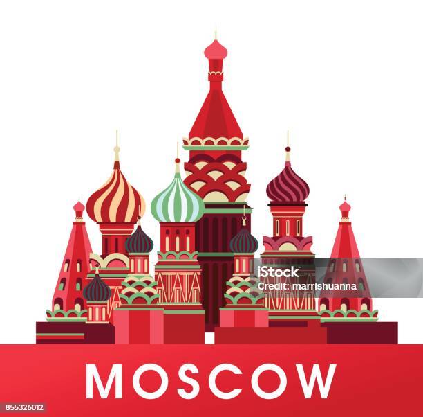 Ilustración de Cartel De Rusia Moscú y más Vectores Libres de Derechos de Kremlin - Kremlin, Moscú, Rusia