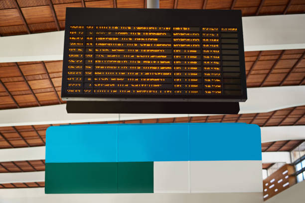 Indian railway station clock, Railway time concept image
