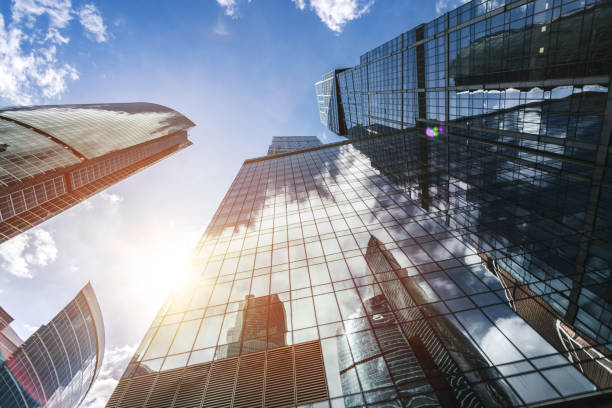 istock Skyscrapers in the financial district 855342076