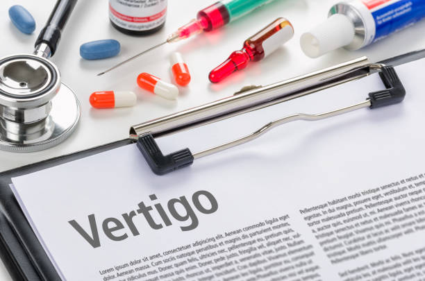 istock The diagnosis Vertigo written on a clipboard 855342306