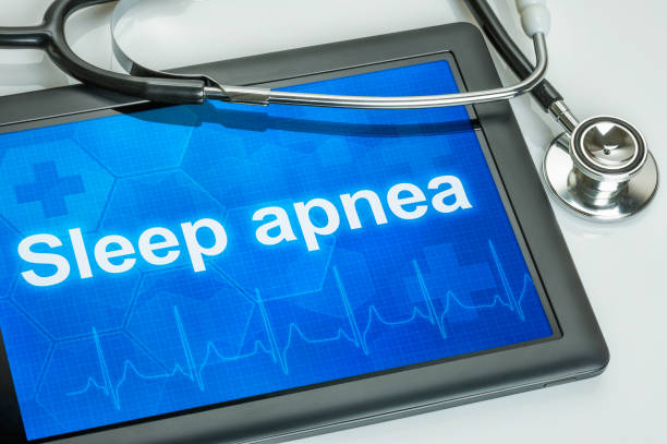 istock Tablet with the diagnosis Sleep apnea on the display 855342468
