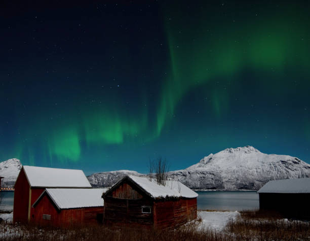 istock Boathouses in Haakavika 855354602