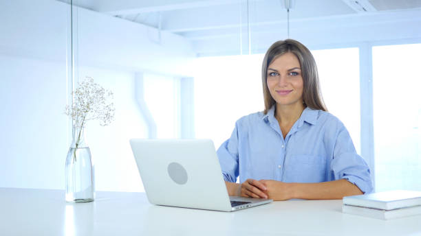 istock Shaking Head to Gesture Yes, Woman Gesturing Agreement 855359894