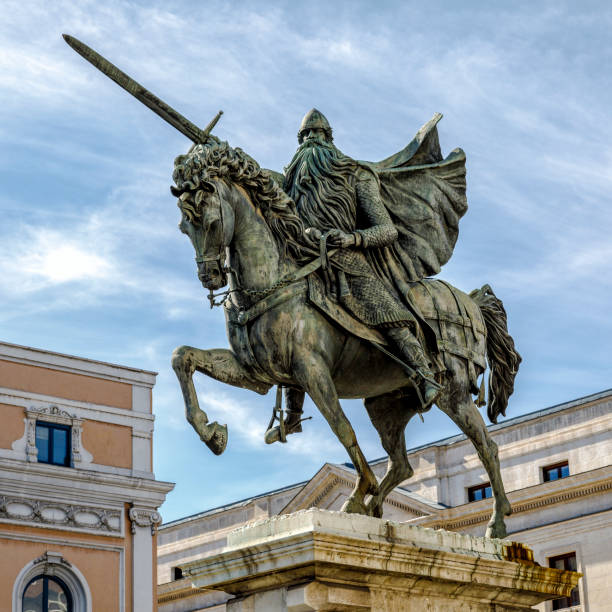 istock statue of El Cid in Burgos, Spain 855364238