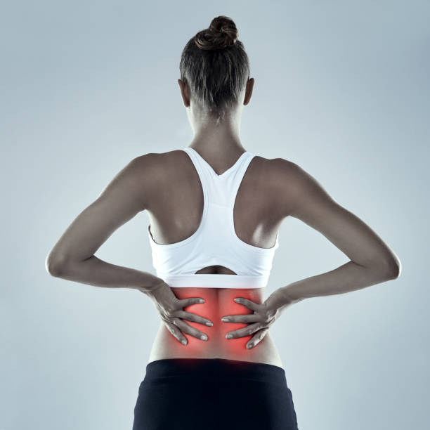istock Feeling a little pain in her lower back 855364838