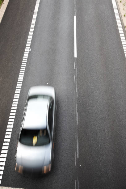 istock Asphalt road surface and crossroads 855368508