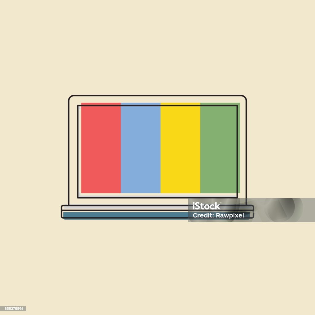 Vector Of Computer Digital Device Stock Illustration - Download Image ...
