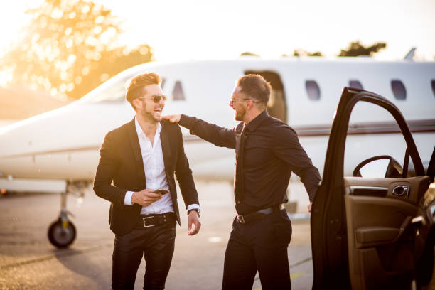 istock Men at the airport 855379110