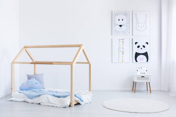 istock Scandinavian style boy's bedroom 855383174