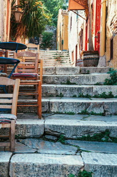 istock Portrait of steps up to the Acropolis 855388986
