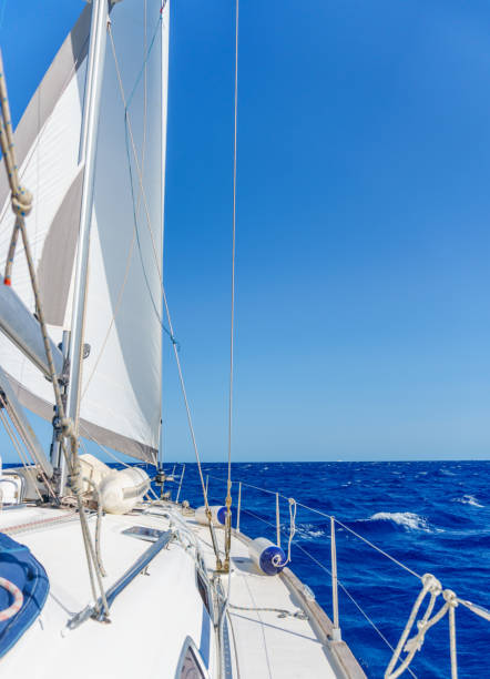 istock yacht near Sardinia island 855389356