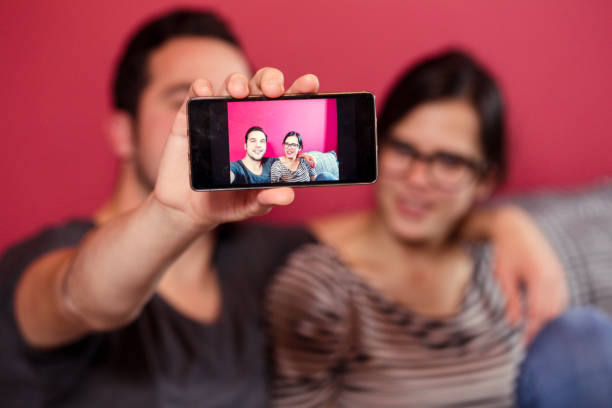 istock Couple Capturing Happy Moments 855390666